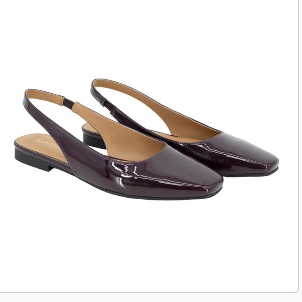 Kensie Felice Women's 7 Red Slingback Loafers New In Box